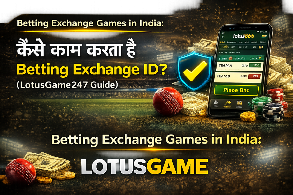 Betting Exchange Games in India – How Betting Exchange ID Works | LotusGame247 Live Cricket Betting Guide